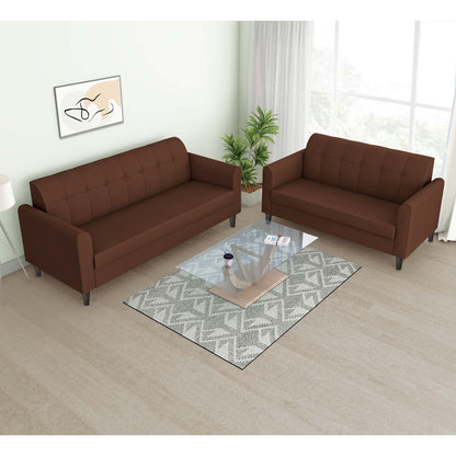 Adorn India Rio Elegant 3+2 5 Seater Sofa Set (3 Year Warranty)