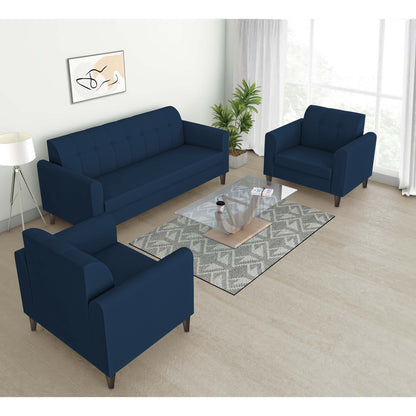 Adorn India Wood Rio Elegant 3+1+1 5 Seater Sofa Set (3 Year Warranty)