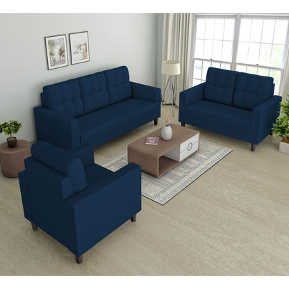 Adorn India Darcy 3+2+1 6 Seater Sofa Set  (3 Year Warranty)