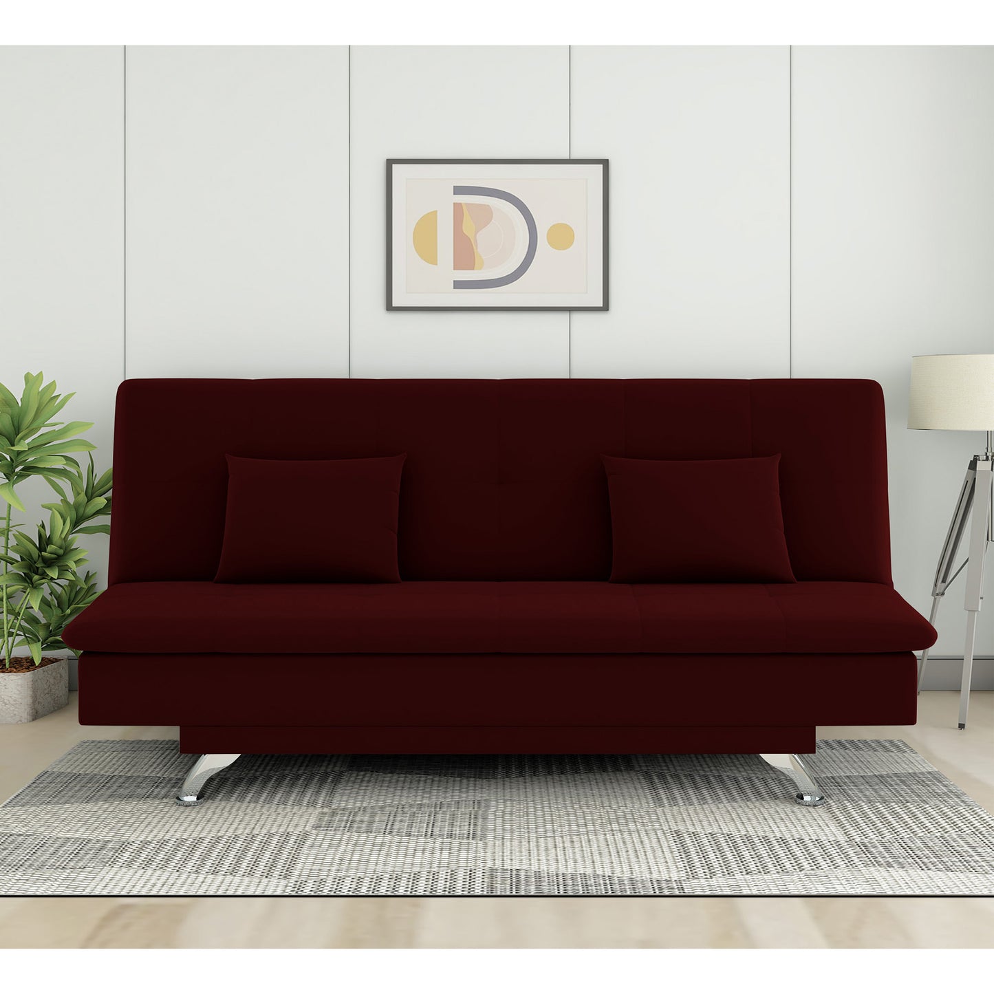 Adorn India A New Aspen 3 Seater Sofa Cum Bed 4X6