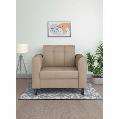 Adorn India Rio Elegant 1 Seater Sofa (3 Year Warranty)