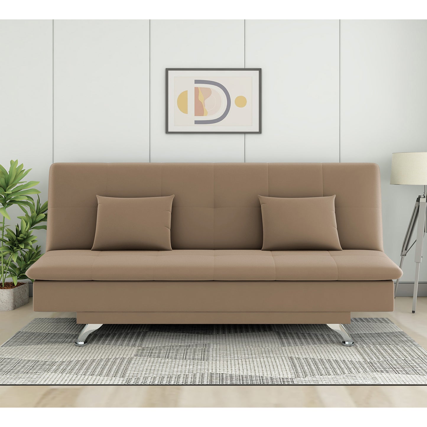 Adorn India A New Aspen 3 Seater Sofa Cum Bed 4X6