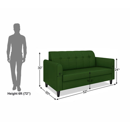 Adorn India Rio Elegant 2 Seater Sofa (3 Year Warranty)