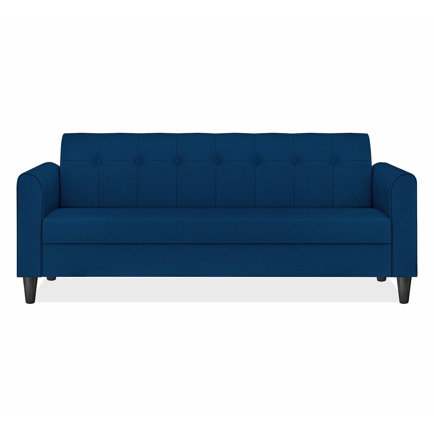 Adorn India Rio Elegant 3 Seater Sofa (Blue) (3 Year Warranty)
