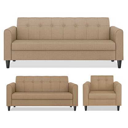 Adorn India Rio Elegant 3+2+1 6 Seater Sofa Set (3 Year Warranty)