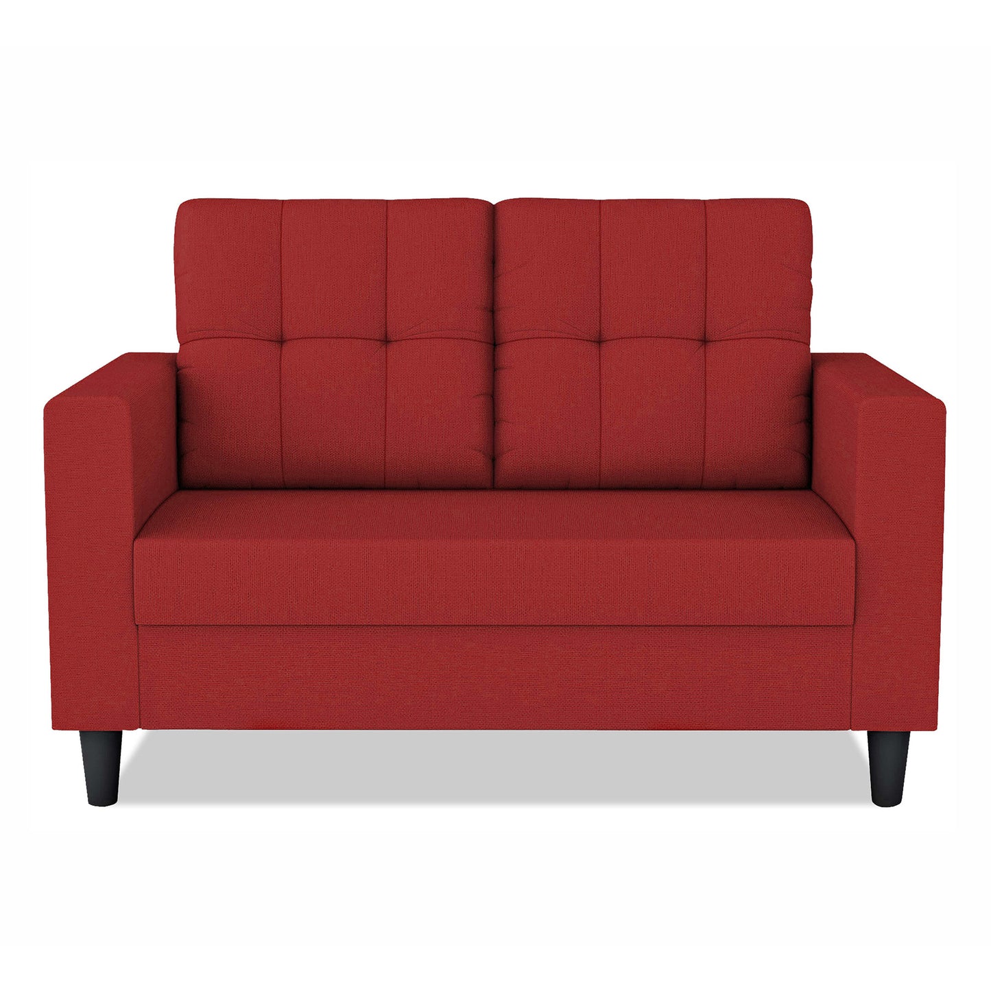 Adorn India Darcy 2 Seater Sofa (Beige) (3 Year Warranty)