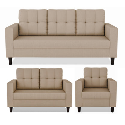 Adorn India Darcy 3+2+1 6 Seater Sofa Set  (3 Year Warranty)