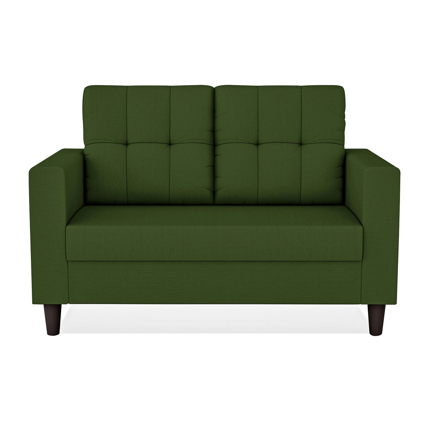 Adorn India Darcy 2 Seater Sofa (Beige) (3 Year Warranty)