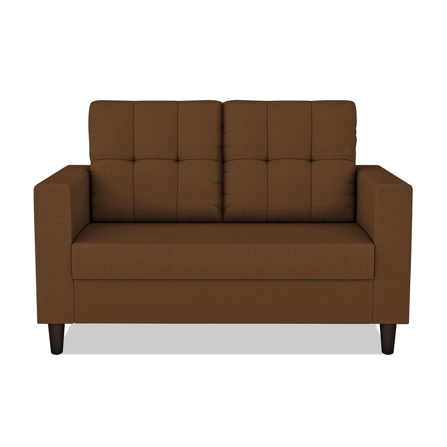 Adorn India Darcy 2 Seater Sofa (Beige) (3 Year Warranty)