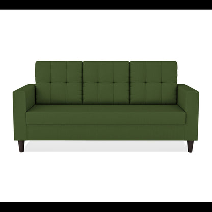 Adorn India Darcy 3 Seater Sofa (Green) (3 Year Warranty)