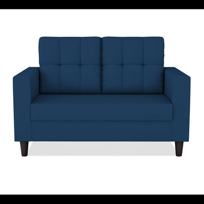 Adorn India Darcy 2 Seater Sofa (Blue) (3 Year Warranty)