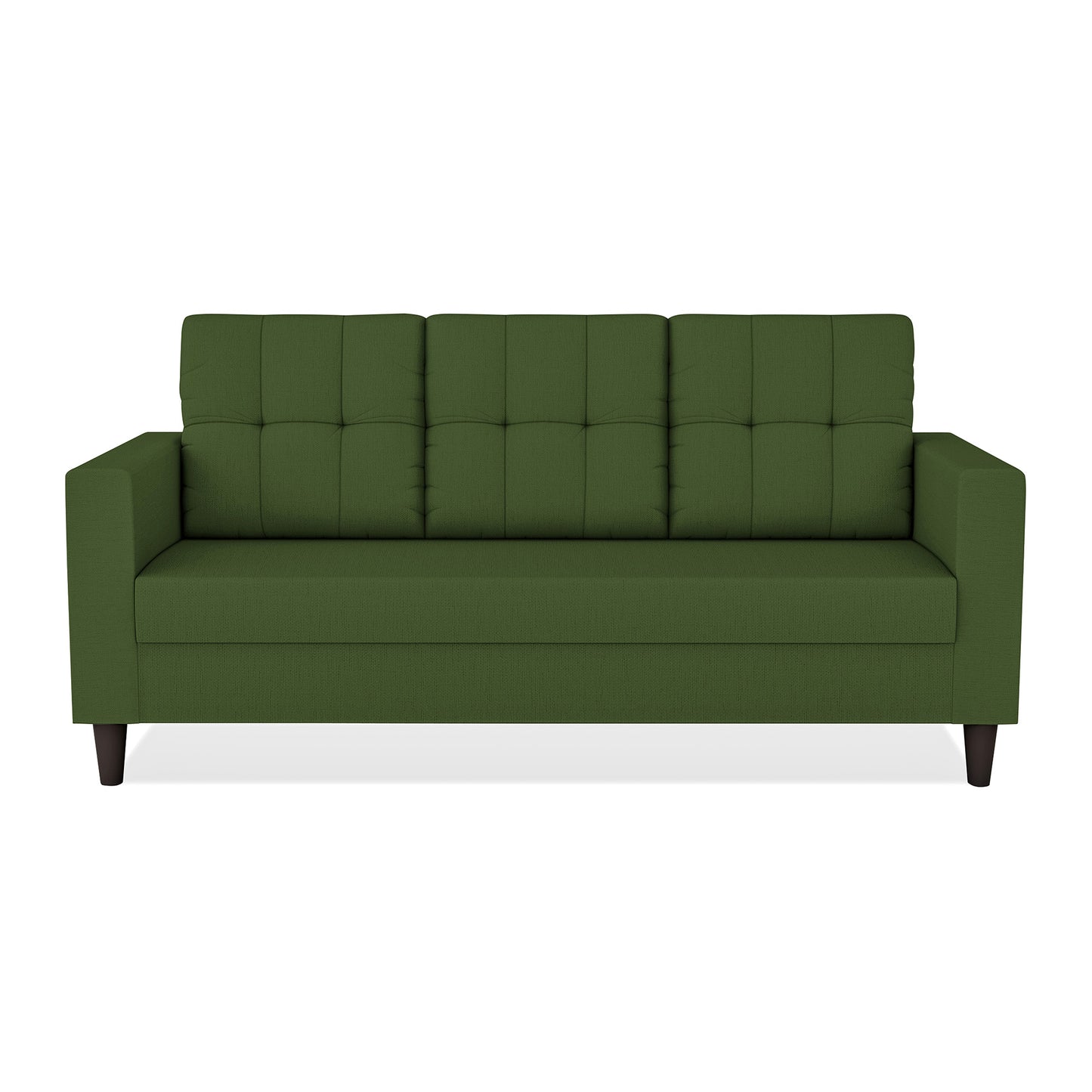 Adorn India Darcy 3 Seater Sofa (Beige) (3 Year Warranty)