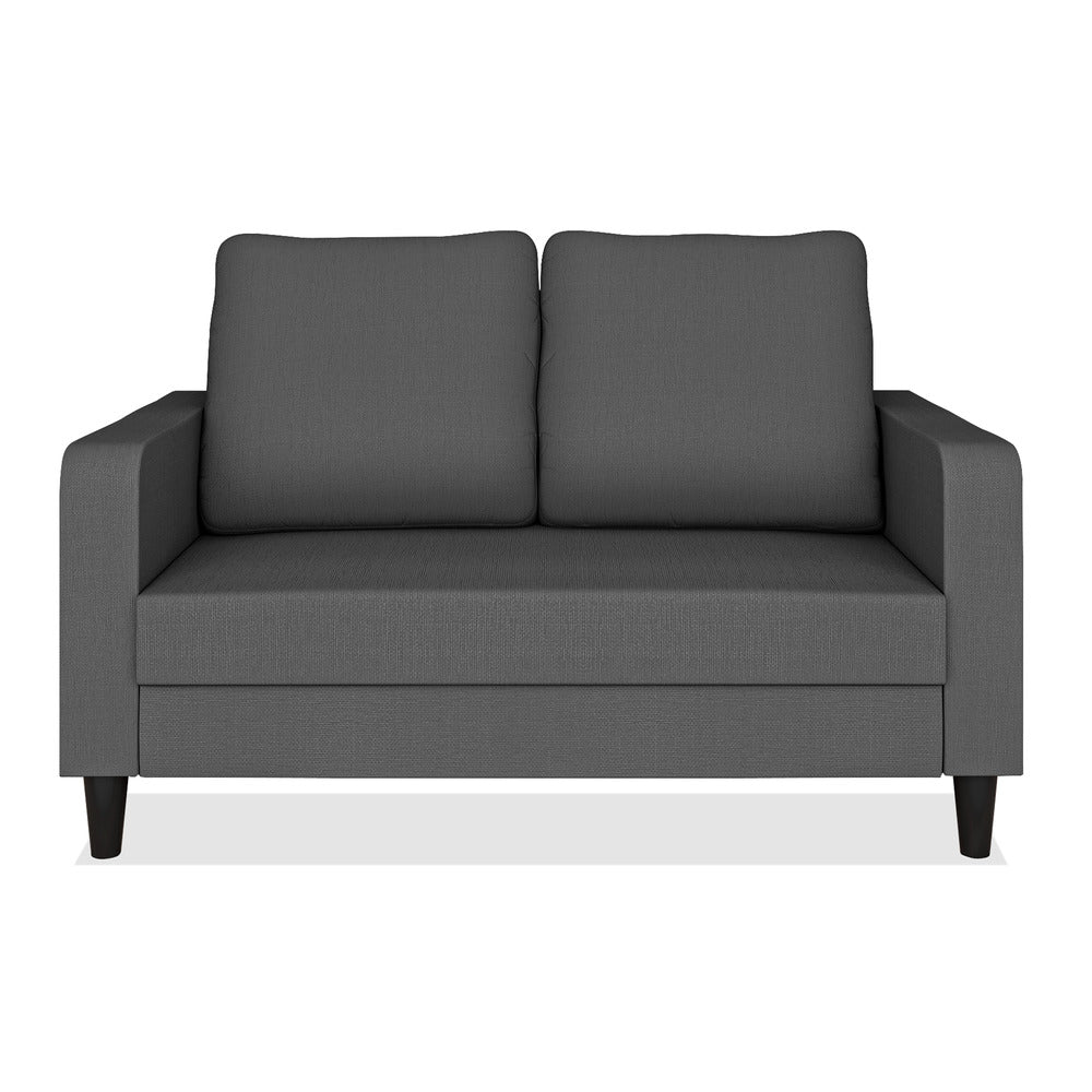 Adorn India Chandler Decent 2 Seater Sofa (Grey) (3 Year Warranty)