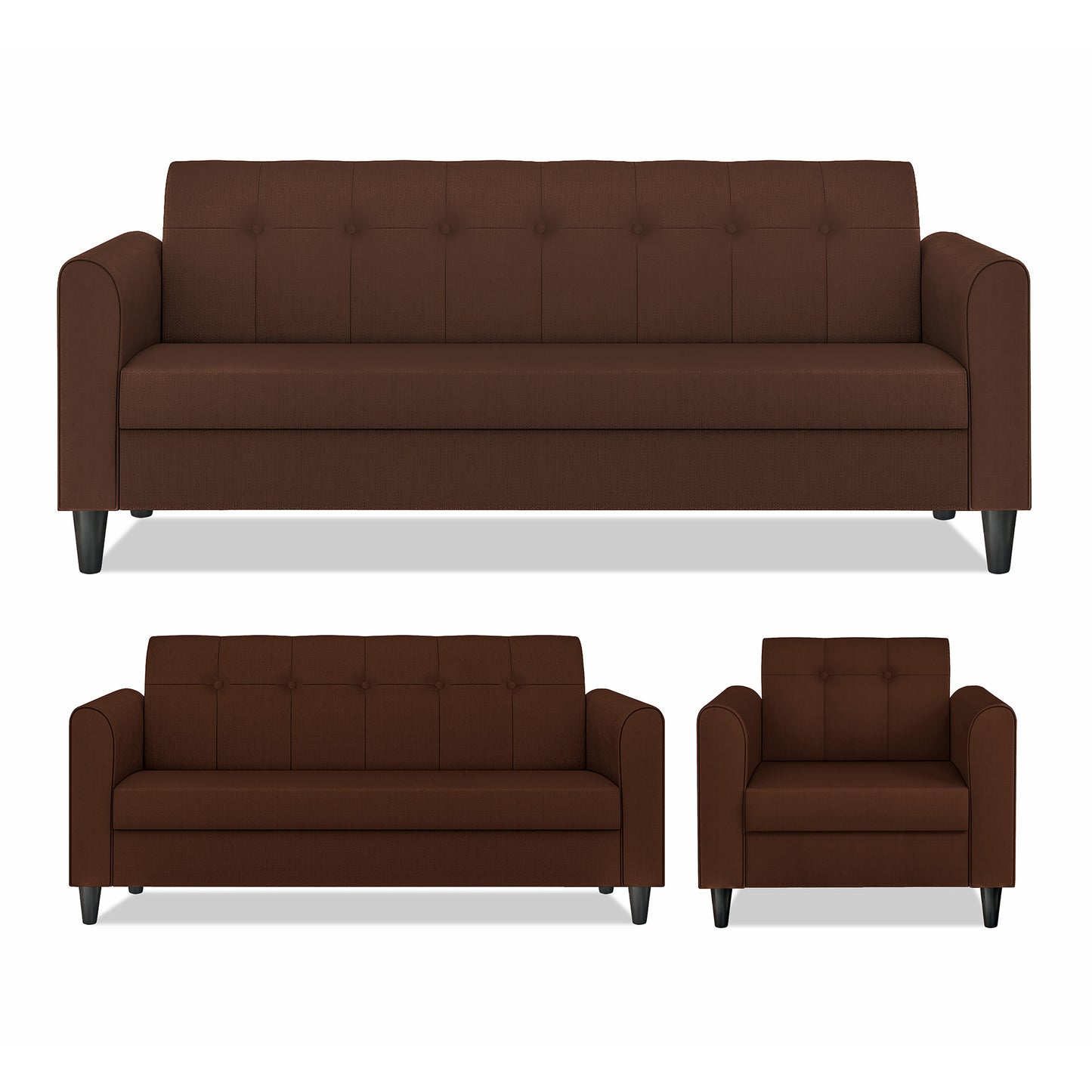 Adorn India Rio Elegant 3+2+1 6 Seater Sofa Set (3 Year Warranty)