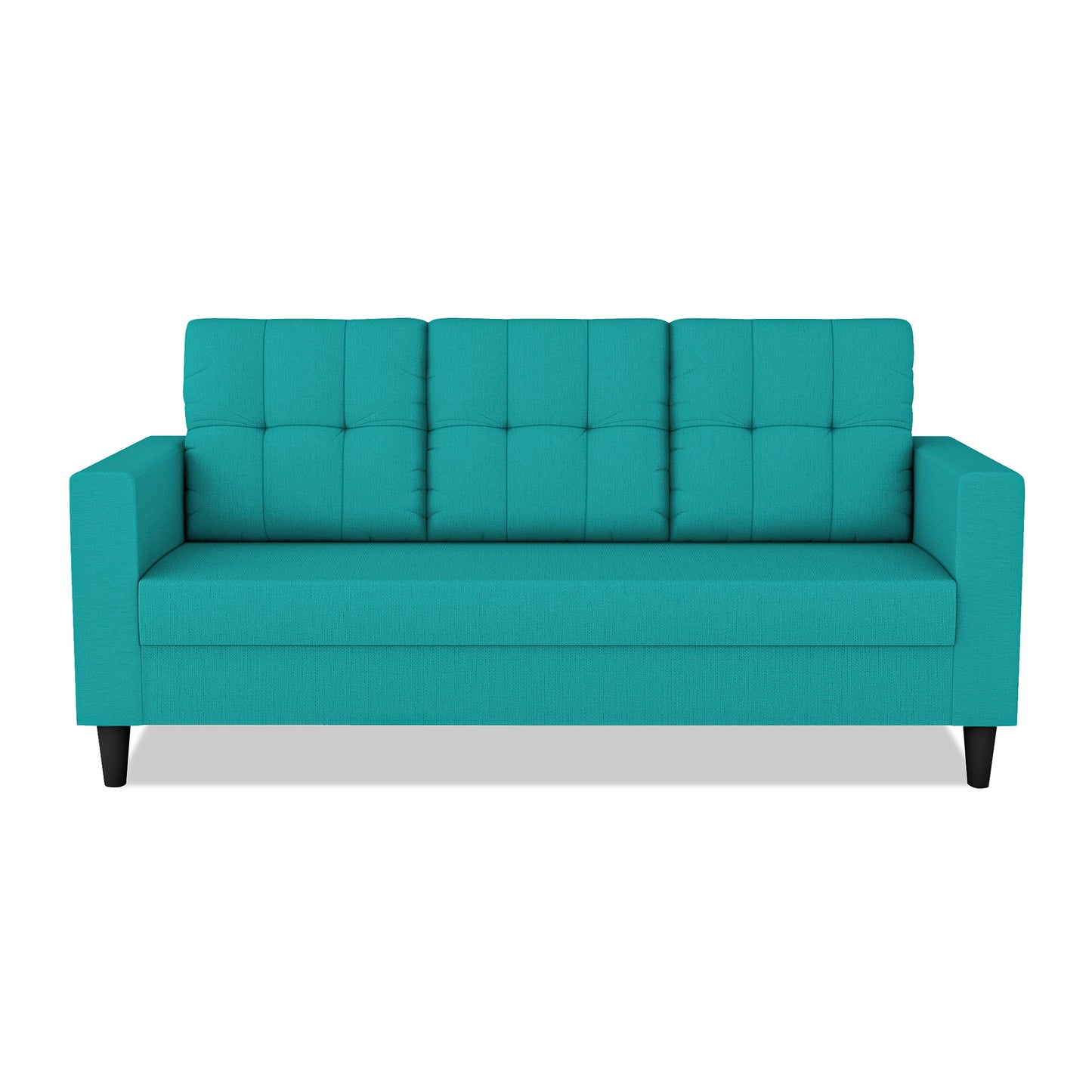 Adorn India Darcy 3 Seater Sofa (Beige) (3 Year Warranty)