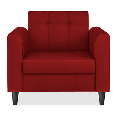 Adorn India Rio Elegant 1 Seater Sofa (3 Year Warranty)