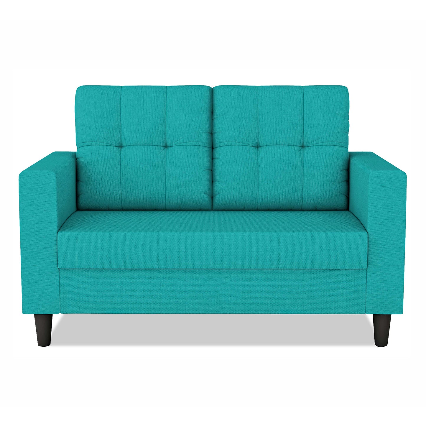 Adorn India Darcy 2 Seater Sofa (Beige) (3 Year Warranty)