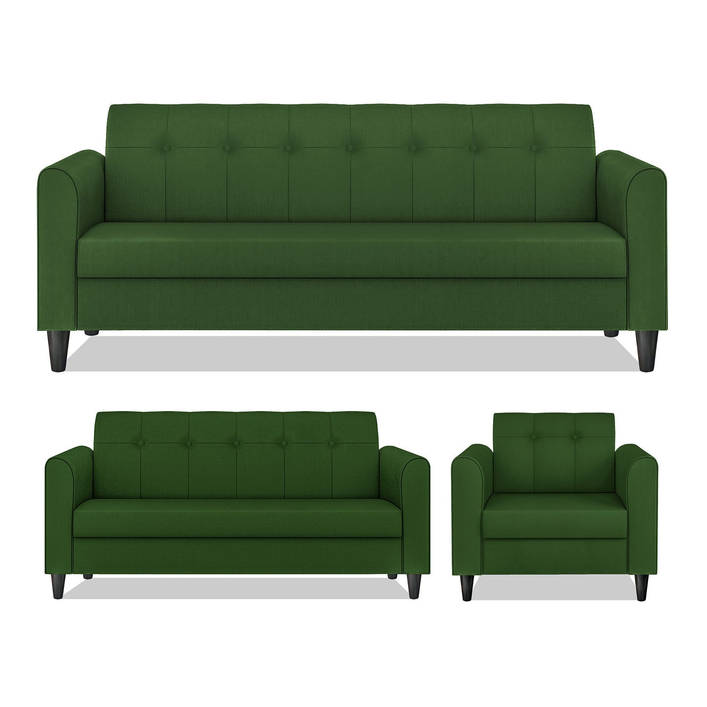 Adorn India Rio Elegant 3+2+1 6 Seater Sofa Set (3 Year Warranty)