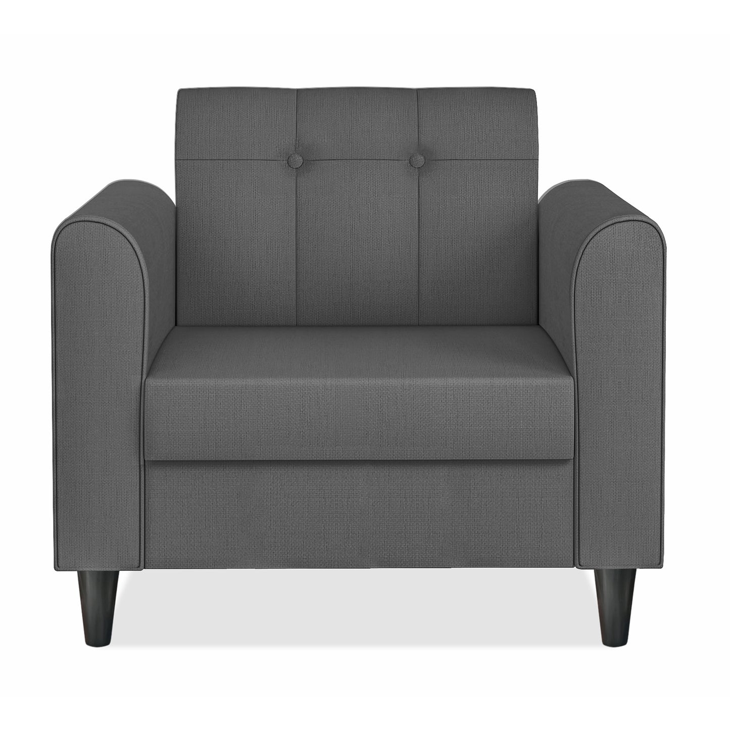 Adorn India Rio Elegant 1 Seater Sofa (3 Year Warranty)