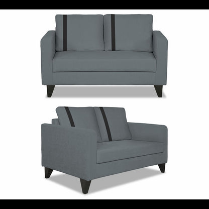 Adorn India Chandler Plus 3+2+1 6 Seater Sofa Set (Grey) (3 Year Warranty)
