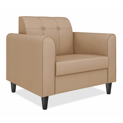 Adorn India Rio Elegant 1 Seater Sofa (3 Year Warranty)