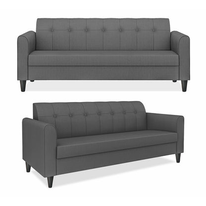 Adorn India Wood Rio Elegant 3+1+1 5 Seater Sofa Set (3 Year Warranty)