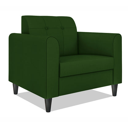 Adorn India Rio Elegant 1 Seater Sofa (3 Year Warranty)