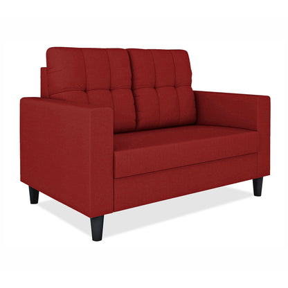 Adorn India Darcy 2 Seater Sofa (Beige) (3 Year Warranty)