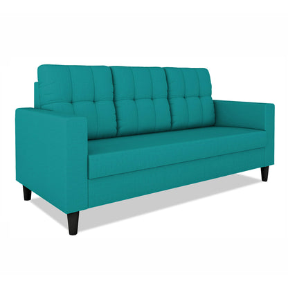 Adorn India Darcy 3 Seater Sofa (Beige) (3 Year Warranty)