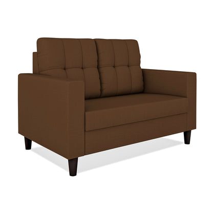 Adorn India Darcy 2 Seater Sofa (Beige) (3 Year Warranty)