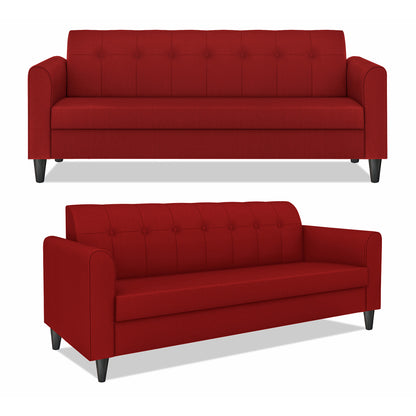 Adorn India Wood Rio Elegant 3+1+1 5 Seater Sofa Set (3 Year Warranty)