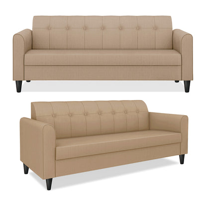 Adorn India Wood Rio Elegant 3+1+1 5 Seater Sofa Set (3 Year Warranty)