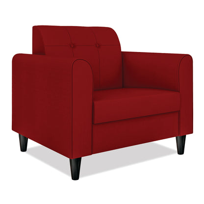 Adorn India Rio Elegant 1 Seater Sofa (3 Year Warranty)