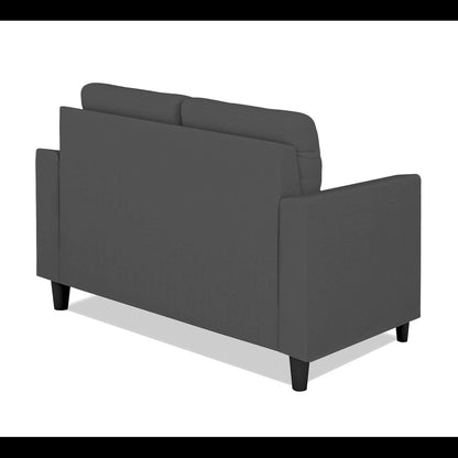 Adorn India Darcy 2 Seater Sofa (Grey) (3 Year Warranty)