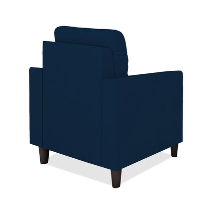 Adorn India Darcy 1 Seater Sofa (Beige) (3 Year Warranty)
