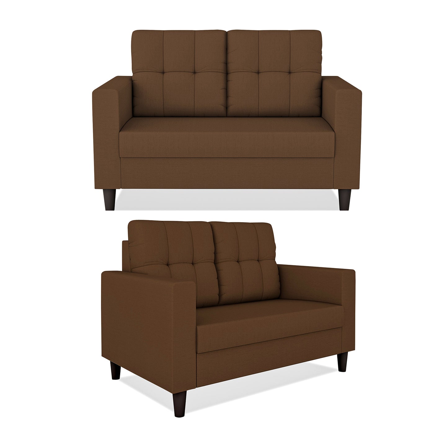 Adorn India Darcy 3+2+1 6 Seater Sofa Set  (3 Year Warranty)