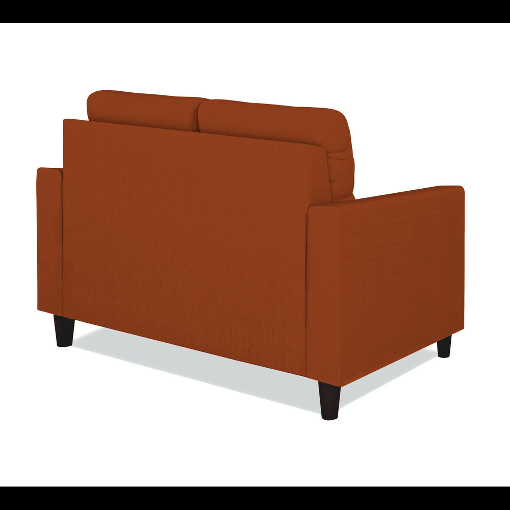 Adorn India Darcy 2 Seater Sofa (Rust) (3 Year Warranty)