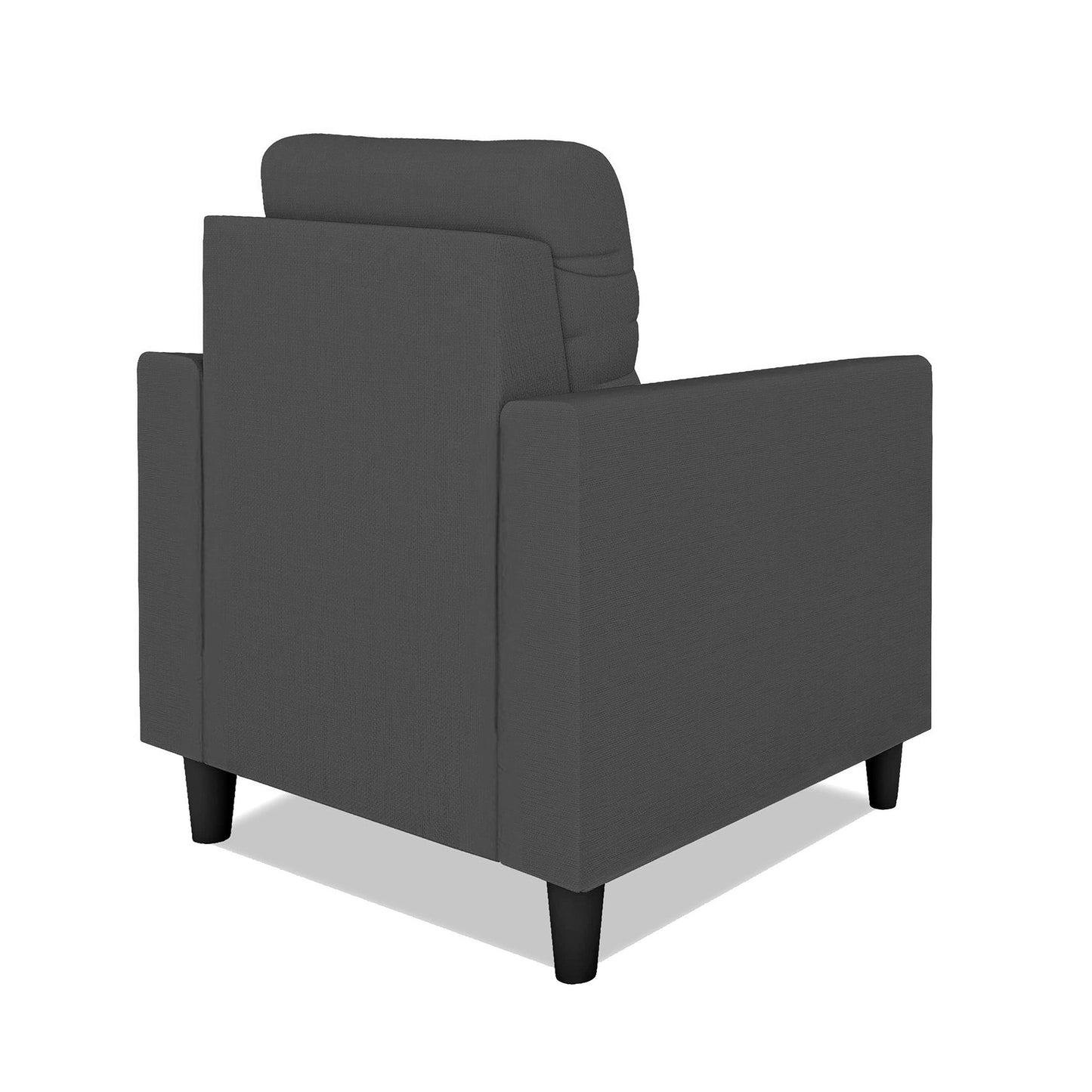 Adorn India Darcy 1 Seater Sofa (Beige) (3 Year Warranty)