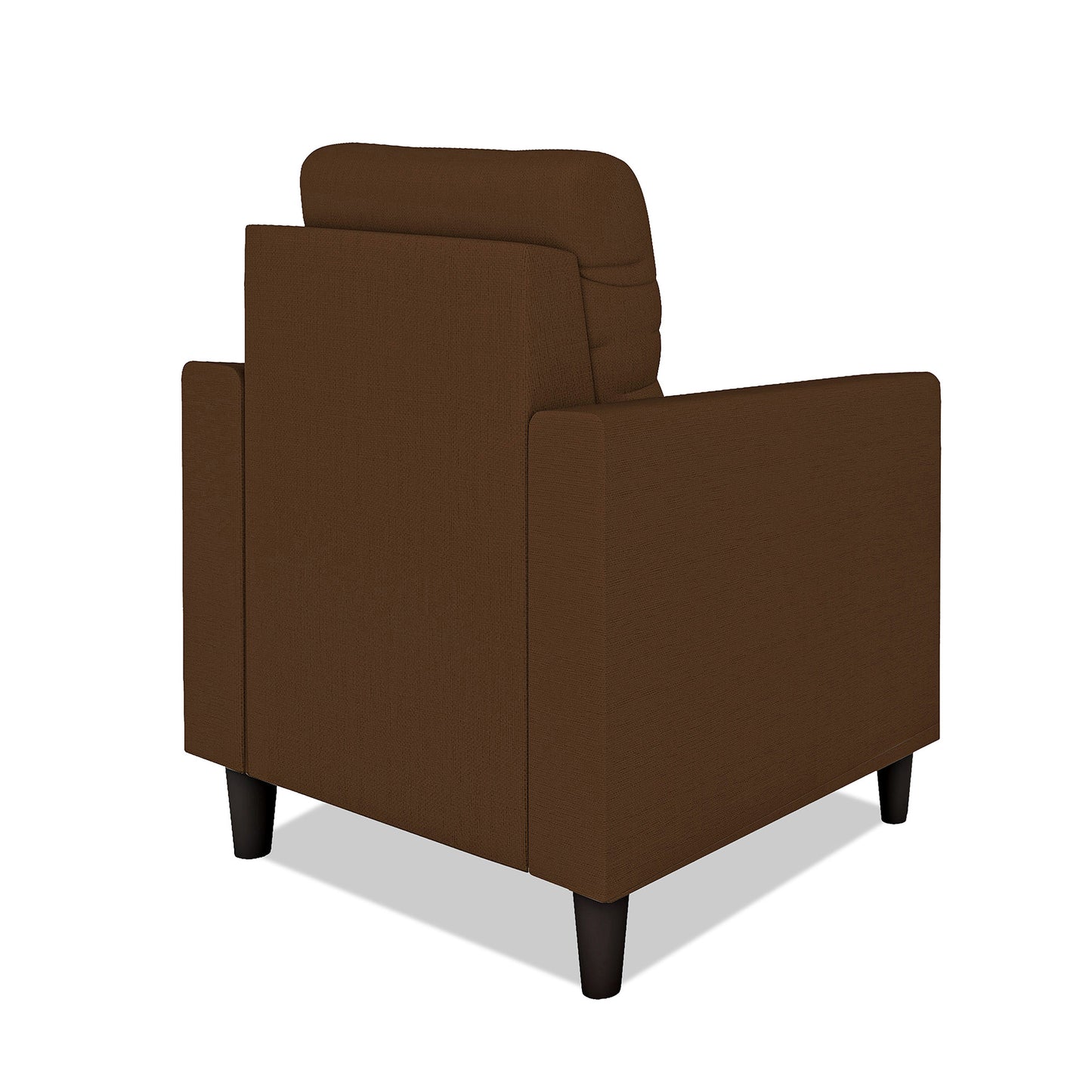 Adorn India Darcy 1 Seater Sofa (Beige) (3 Year Warranty)