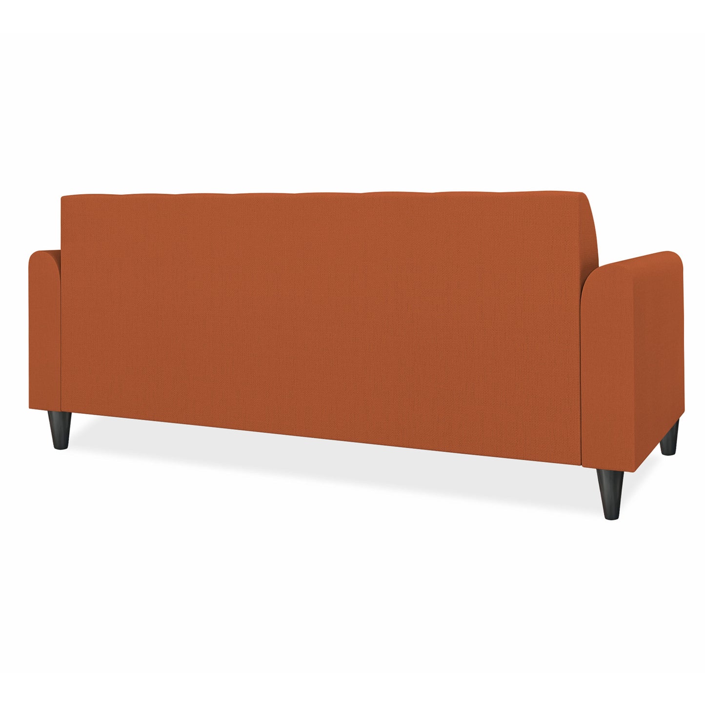 Adorn India Rio Elegant 3 Seater Sofa (Rust) (3 Year Warranty)