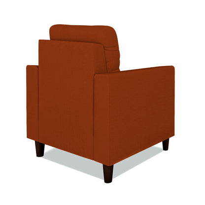 Adorn India Darcy 1 Seater Sofa (Beige) (3 Year Warranty)
