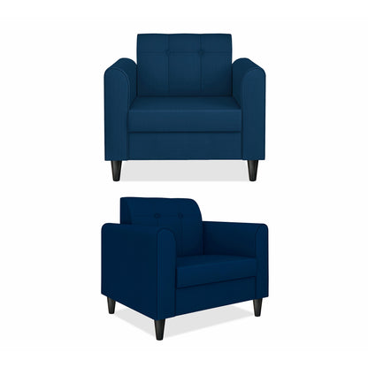 Adorn India Wood Rio Elegant 3+1+1 5 Seater Sofa Set (3 Year Warranty)