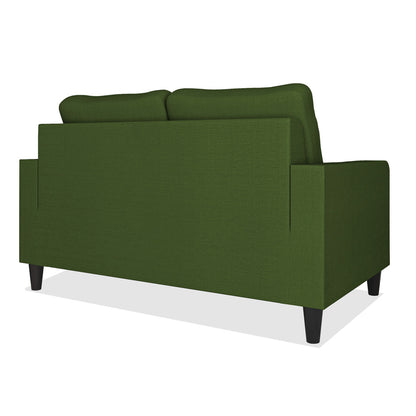 Adorn India Chandler Decent 2 Seater Sofa (Green) (3 Year Warranty)