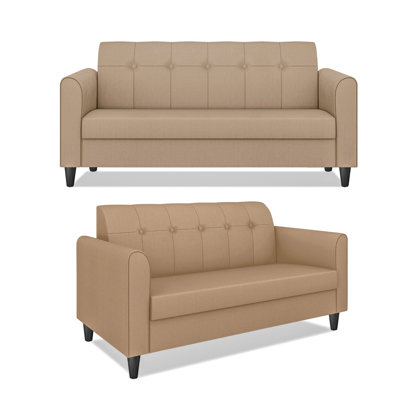 Adorn India Rio Elegant 3+2+1 6 Seater Sofa Set (3 Year Warranty)