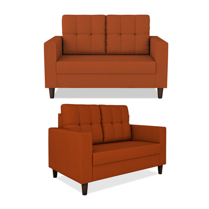 Adorn India Darcy 3+2 5 Seater Sofa Set (Beige) (3 Year Warranty)