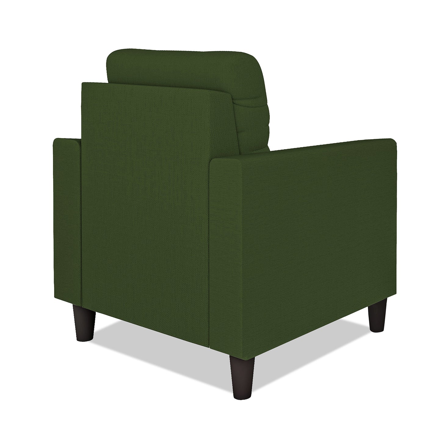Adorn India Darcy 1 Seater Sofa (Beige) (3 Year Warranty)