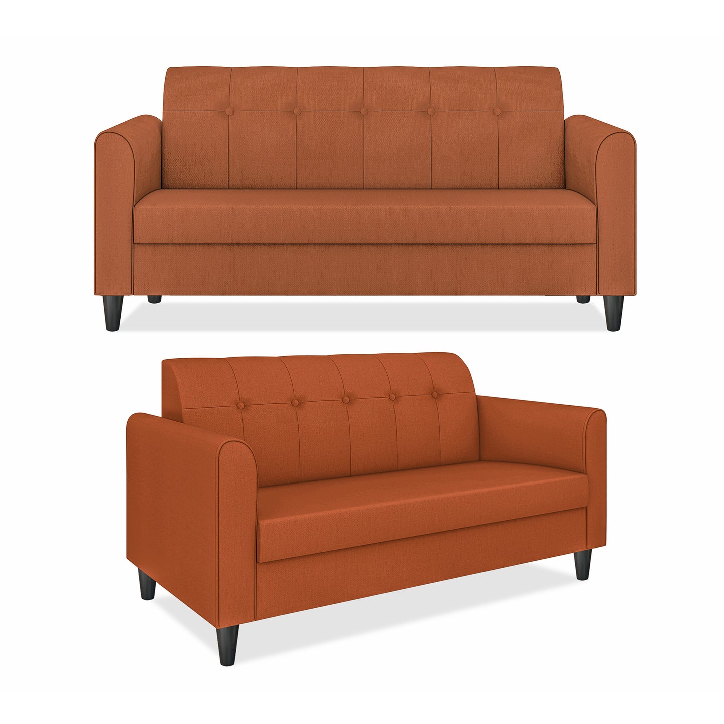 Adorn India Rio Elegant 3+2+1 6 Seater Sofa Set (3 Year Warranty)