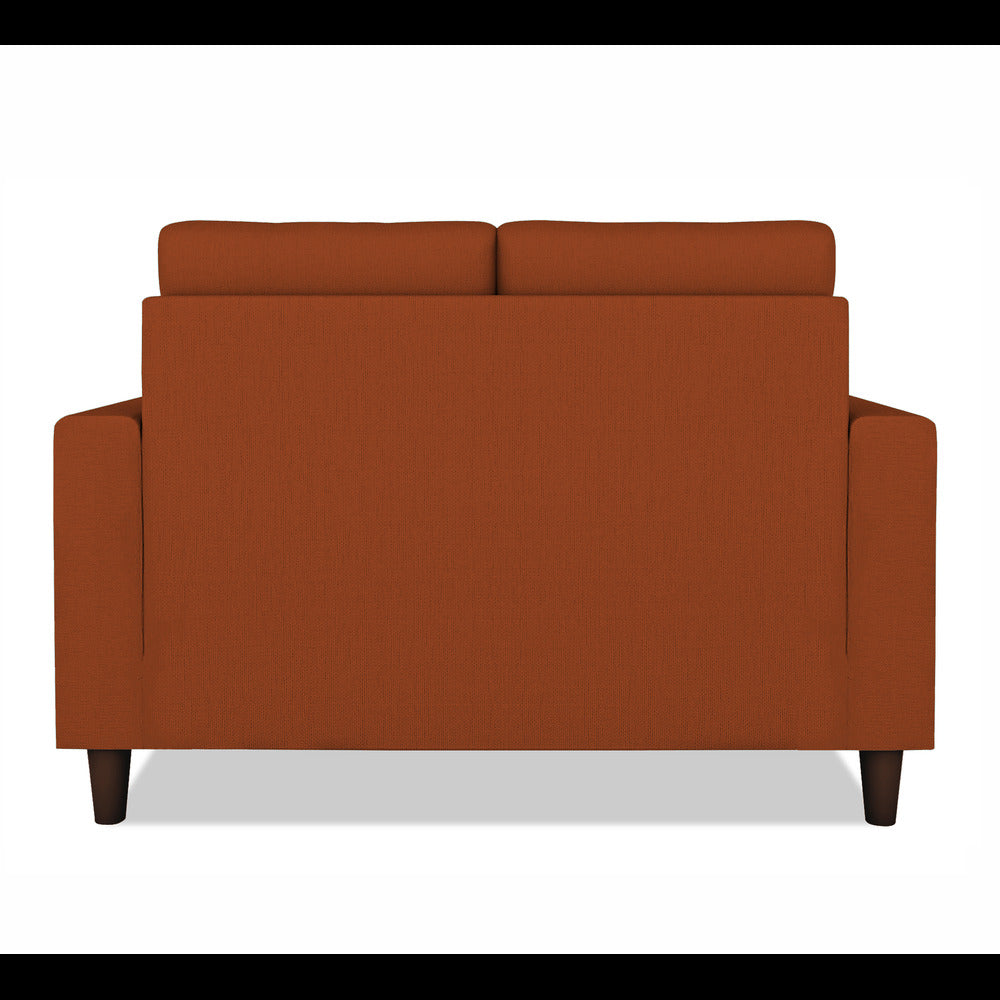 Adorn India Darcy 2 Seater Sofa (Rust) (3 Year Warranty)
