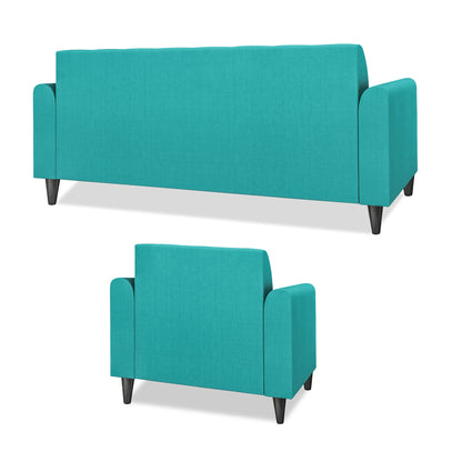Adorn India Wood Rio Elegant 3+1+1 5 Seater Sofa Set (3 Year Warranty)