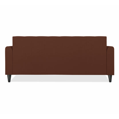 Adorn India Rio Elegant 3 Seater Sofa (Brown) (3 Year Warranty)